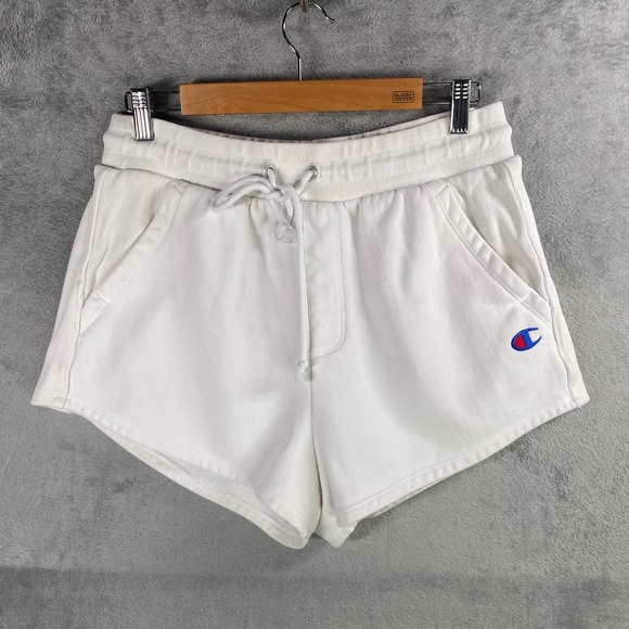 Champion Pants - Champion‎ Reverse Weave Sweat Shorts Womens Large High Rise Dolphin Hem Retro